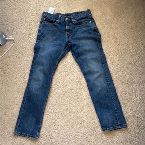 Levi's Blue Straight-Leg Jeans Classic Style